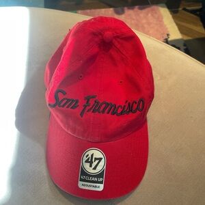 47 Brand Red San Francisco Hat